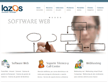 Tablet Screenshot of lazos.cl
